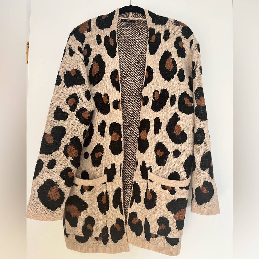 Classy Leopard Cardigan - Size Medium